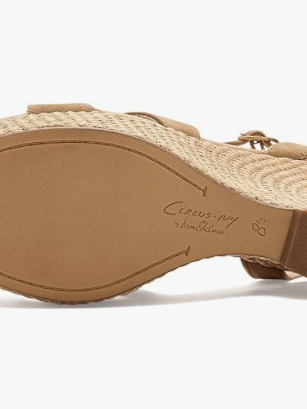 Free People Women's Trina Espadrille Wedge Sandals In Honeyed Oak- 8-1/2 NWT - Picture 7 of 11